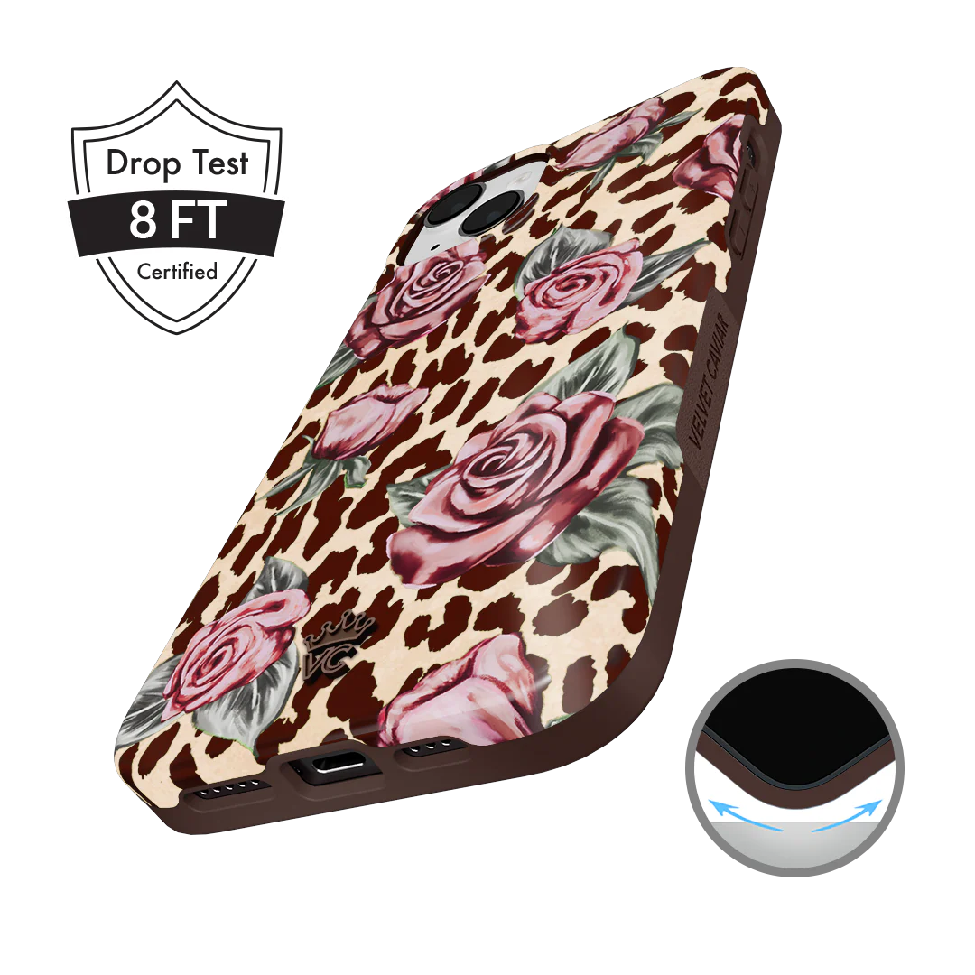 Rosy Leopard iPhone Case - Image 41