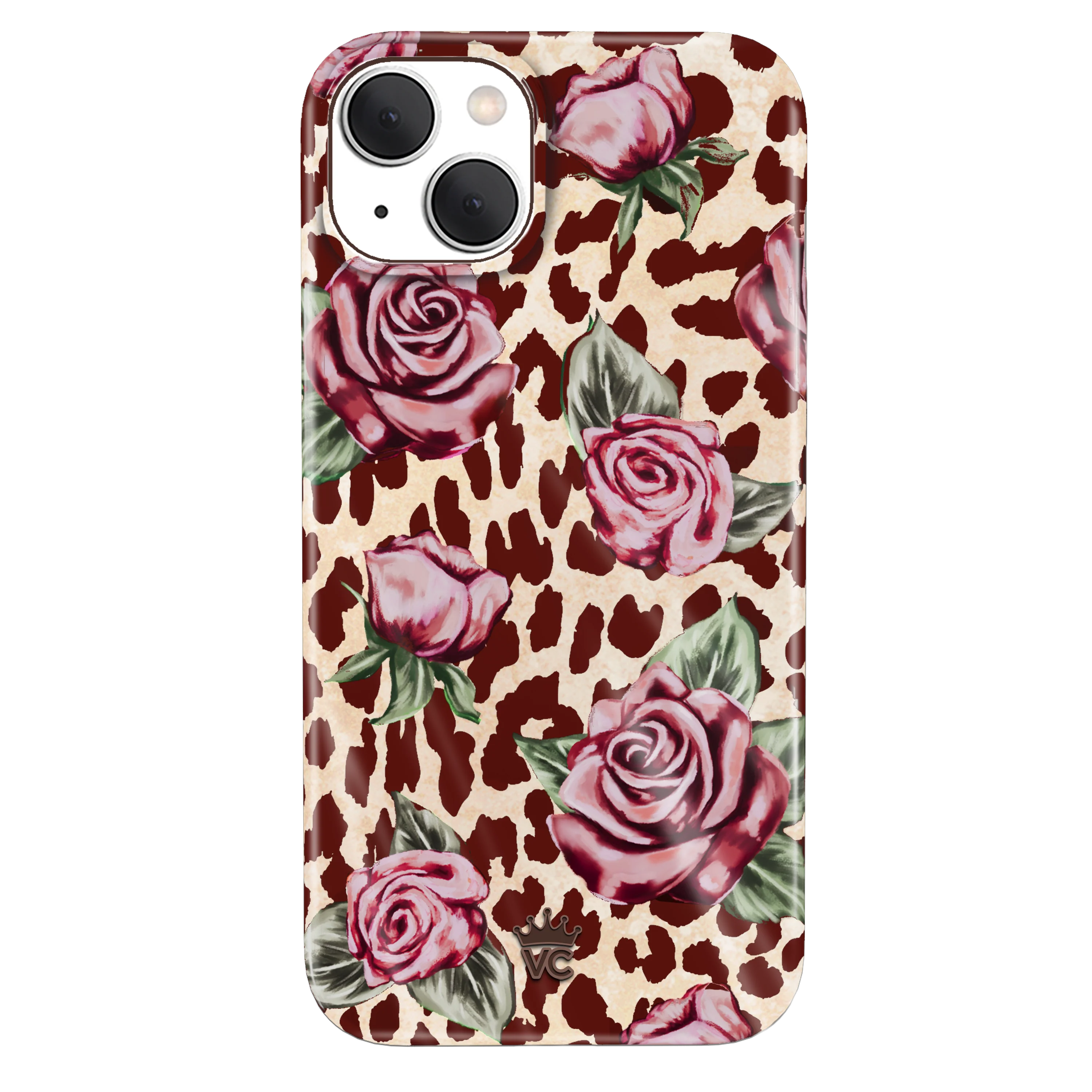 Rosy Leopard iPhone Case - Image 43