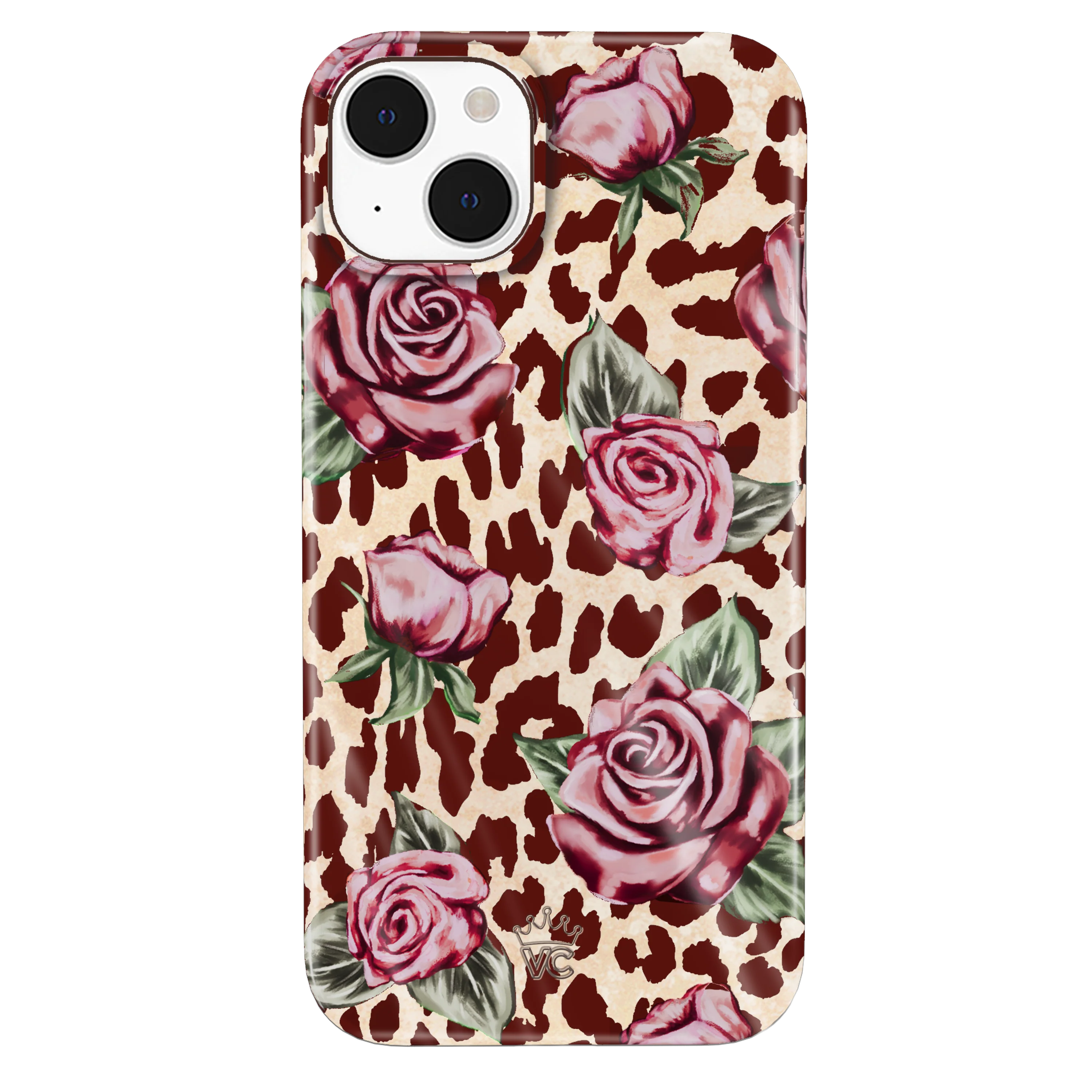 Rosy Leopard iPhone Case - Image 61