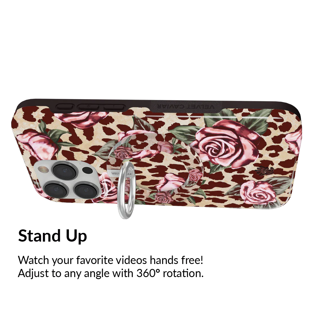 Rosy Leopard MagSafe Grip Ring - Image 4