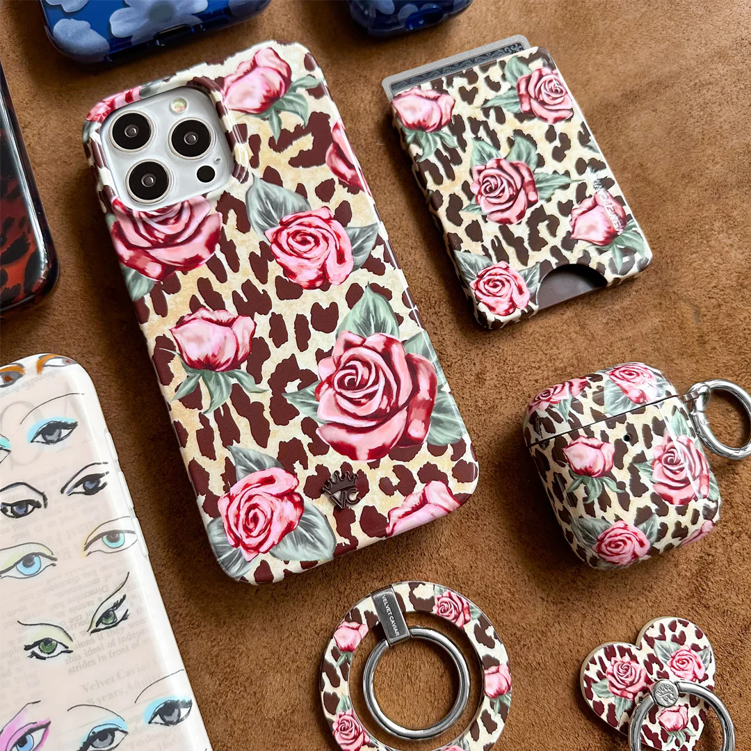 Rosy Leopard Phone Ring - Image 2