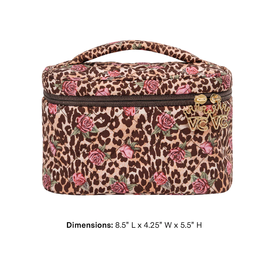 Rosy Leopard Vanity Bag - Image 5