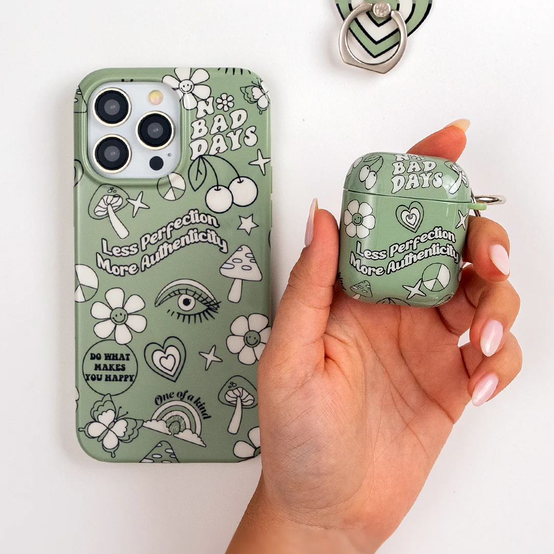 Good Vibes Matcha AirPod Case - Image 2