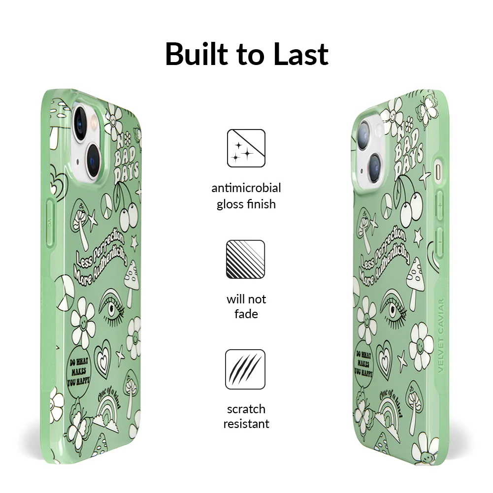Good Vibes Matcha iPhone Case - Image 35