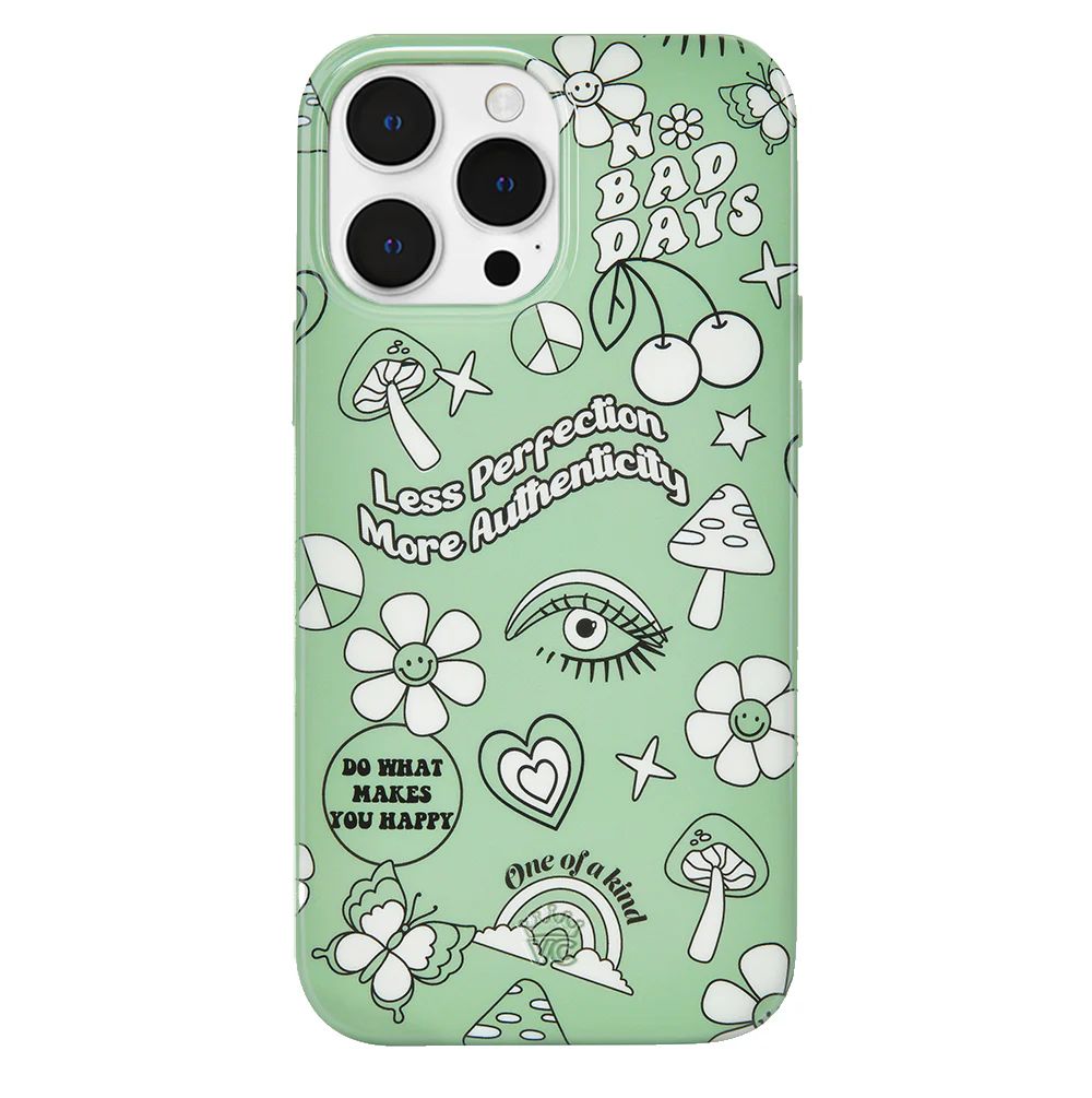 Good Vibes Matcha iPhone Case - Image 37