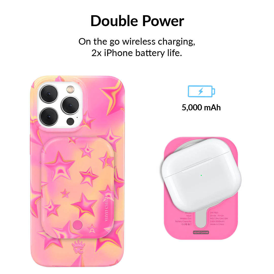 Sherbet Stars MagSafe Battery Power Pack - Image 3