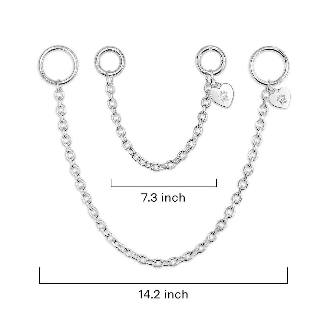 Large Silver Bag Chain - Image 4