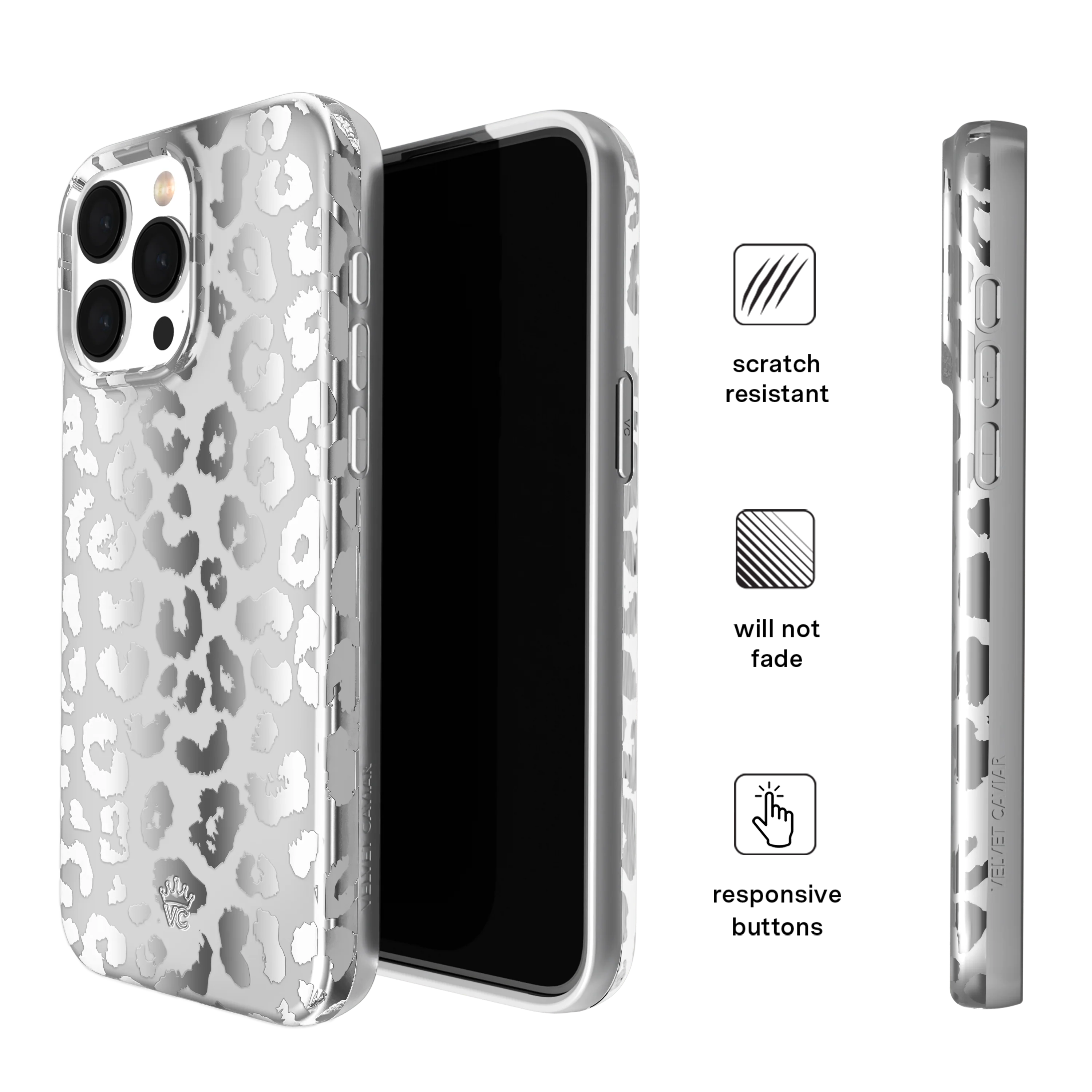 Chrome Leopard iPhone Case - Image 78