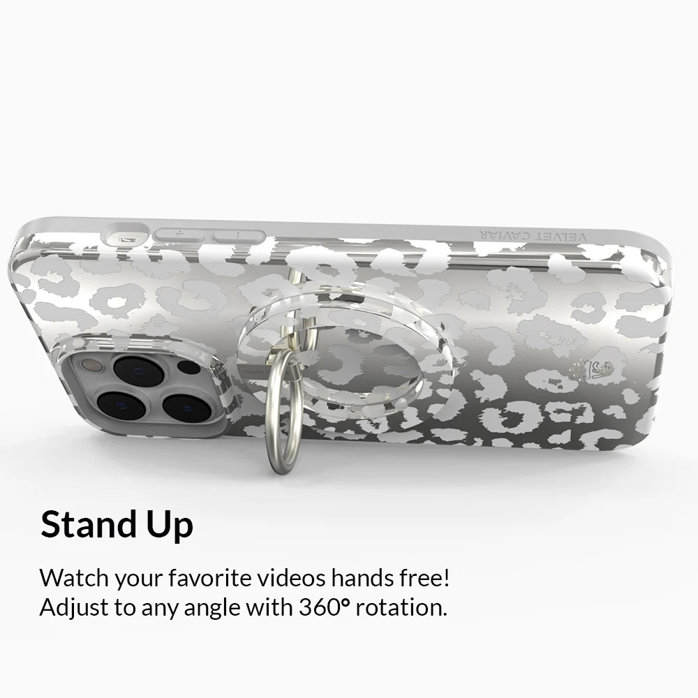 Chrome Leopard MagSafe Grip Ring - Image 4