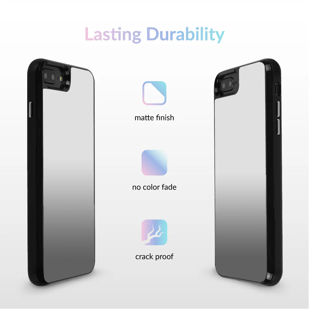 Silver Reflective Mirror iPhone Case - Image 17