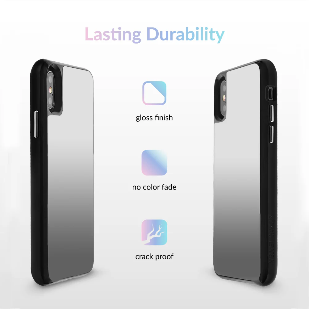 Silver Reflective Mirror iPhone Case - Image 35