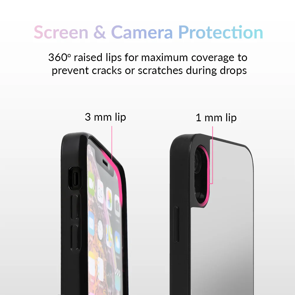 Silver Reflective Mirror iPhone Case - Image 39