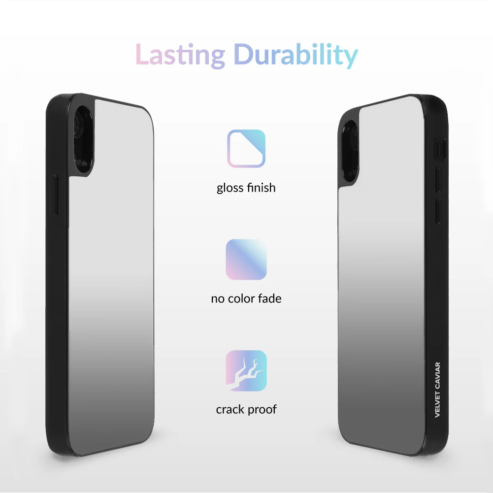 Silver Reflective Mirror iPhone Case - Image 41