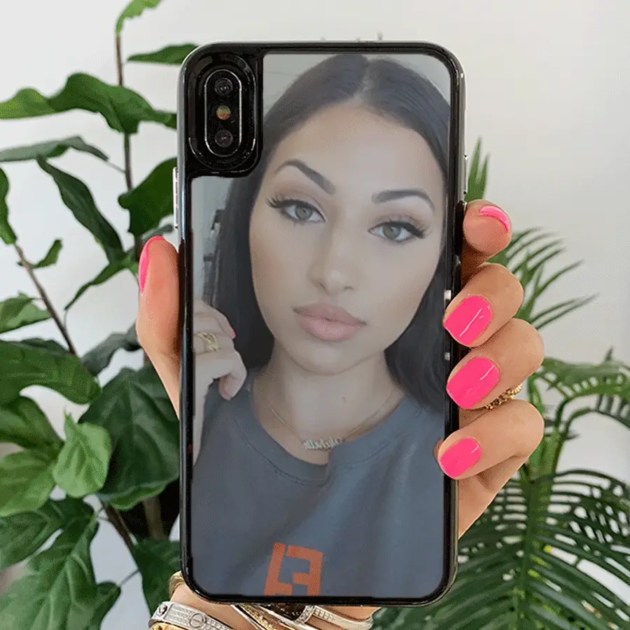 Silver Reflective Mirror iPhone Case - Image 43