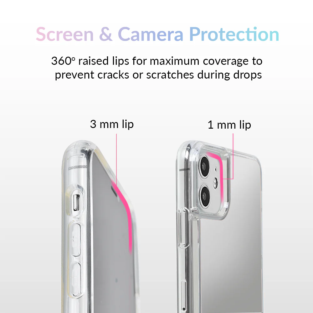 Silver Reflective Mirror iPhone Case - Image 45