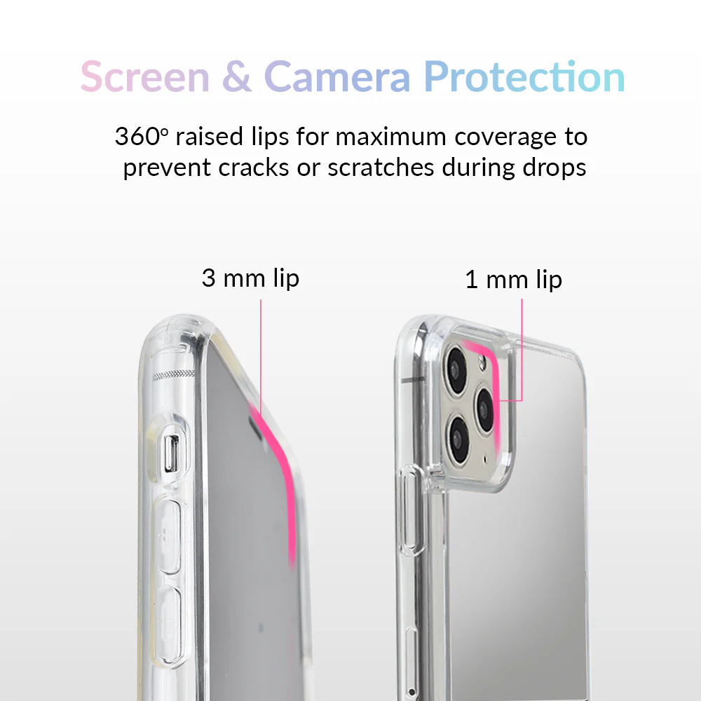 Silver Reflective Mirror iPhone Case - Image 55