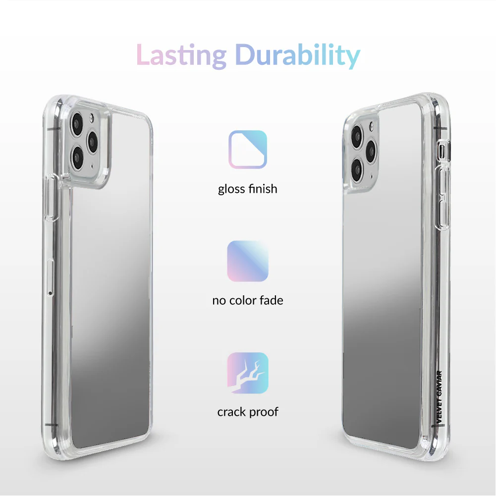 Silver Reflective Mirror iPhone Case - Image 57