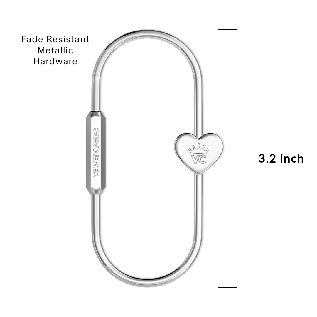Silver Carabiner Bag Charm - Image 4
