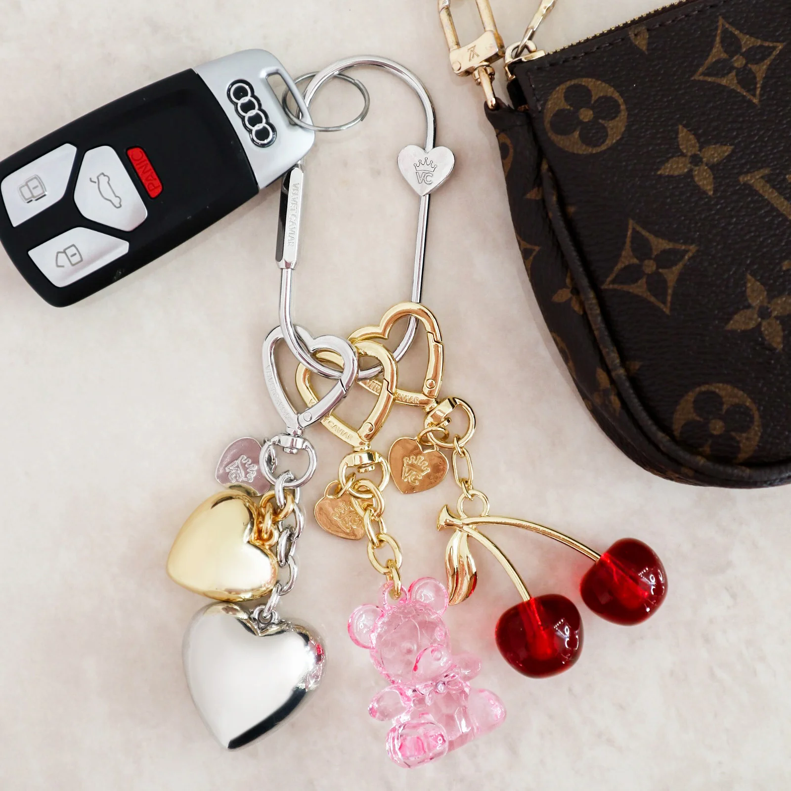 Silver Carabiner Bag Charm - Image 5