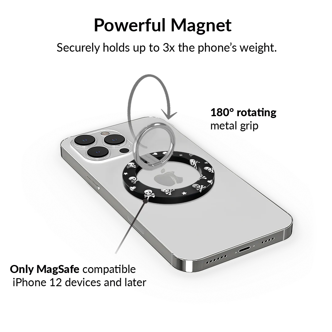 Chrome Skulls MagSafe Grip Ring - Image 3