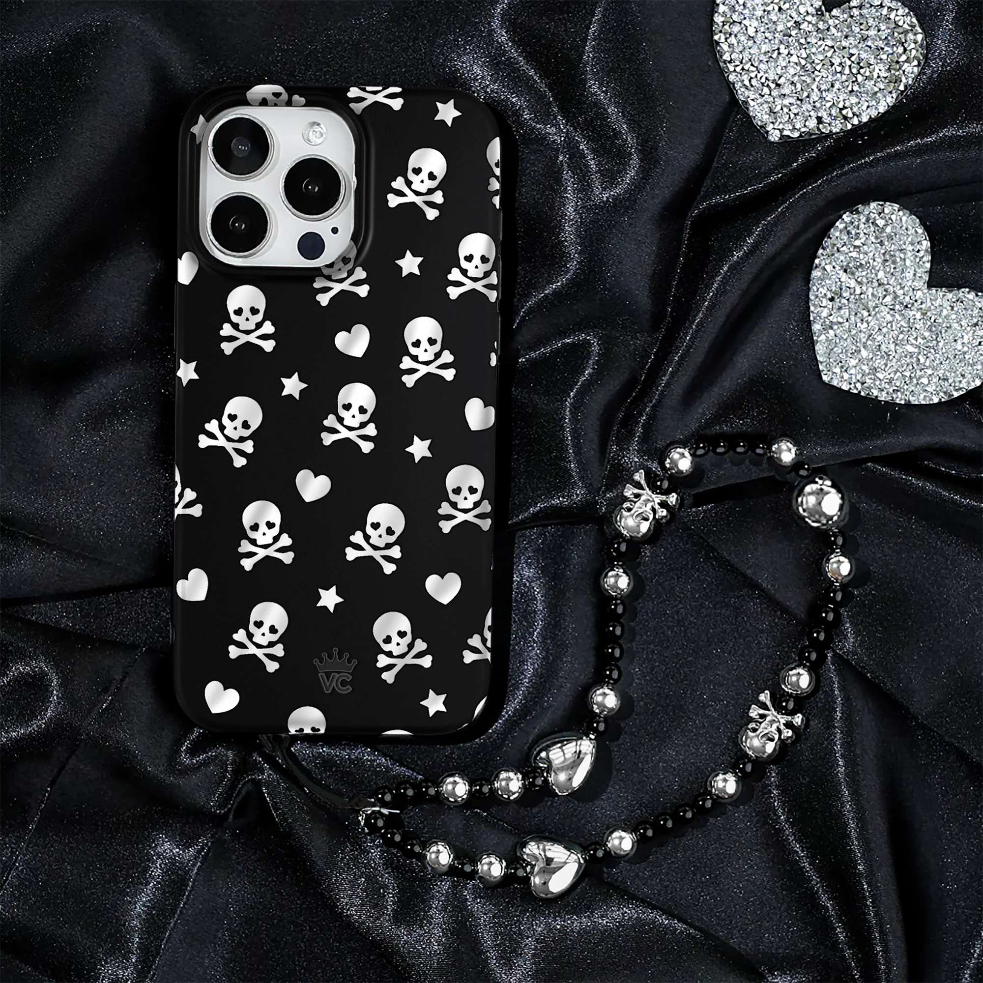Chrome Skulls Phone Charm - Image 2