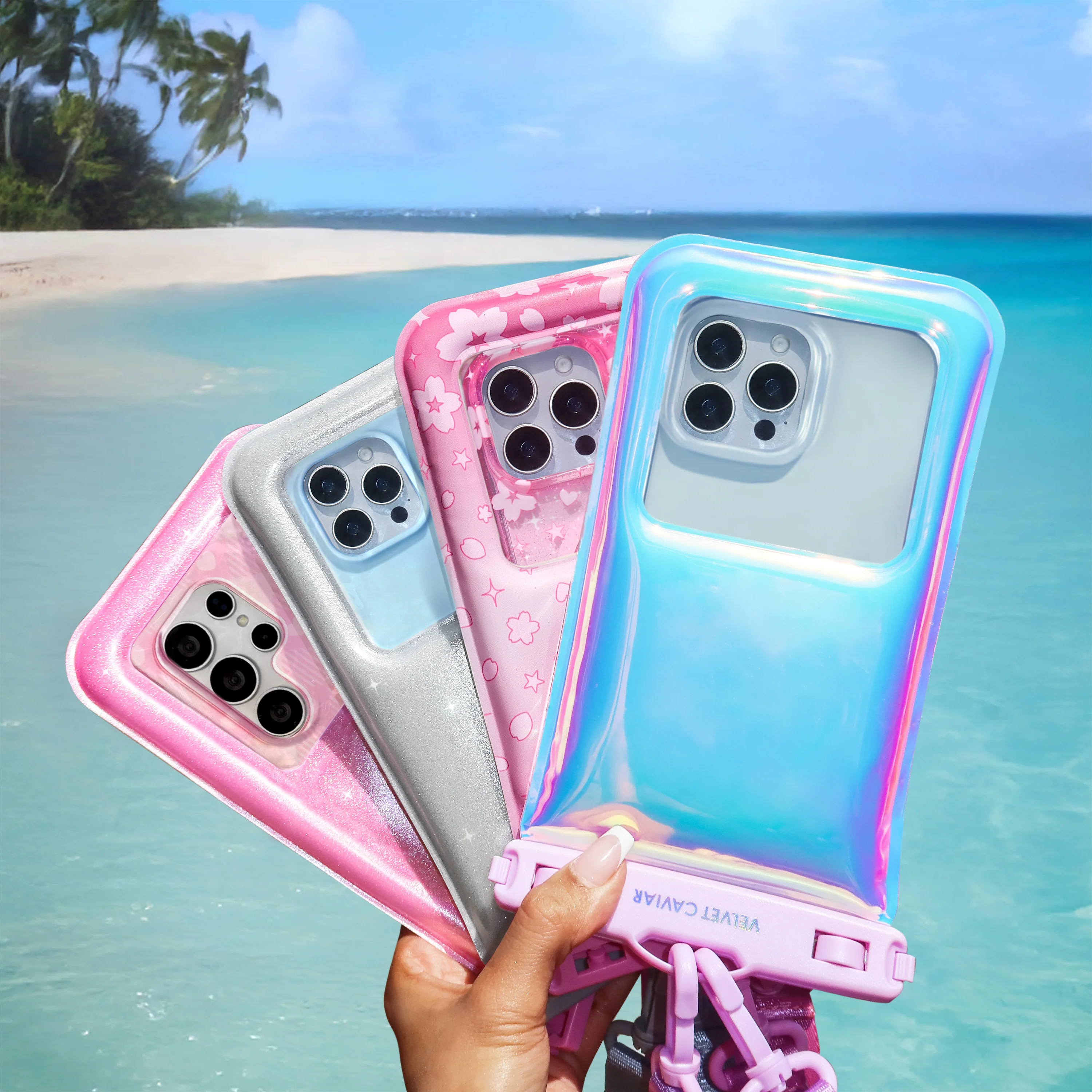 Silver Stardust Waterproof Floating Phone Pouch Bundle - Image 2