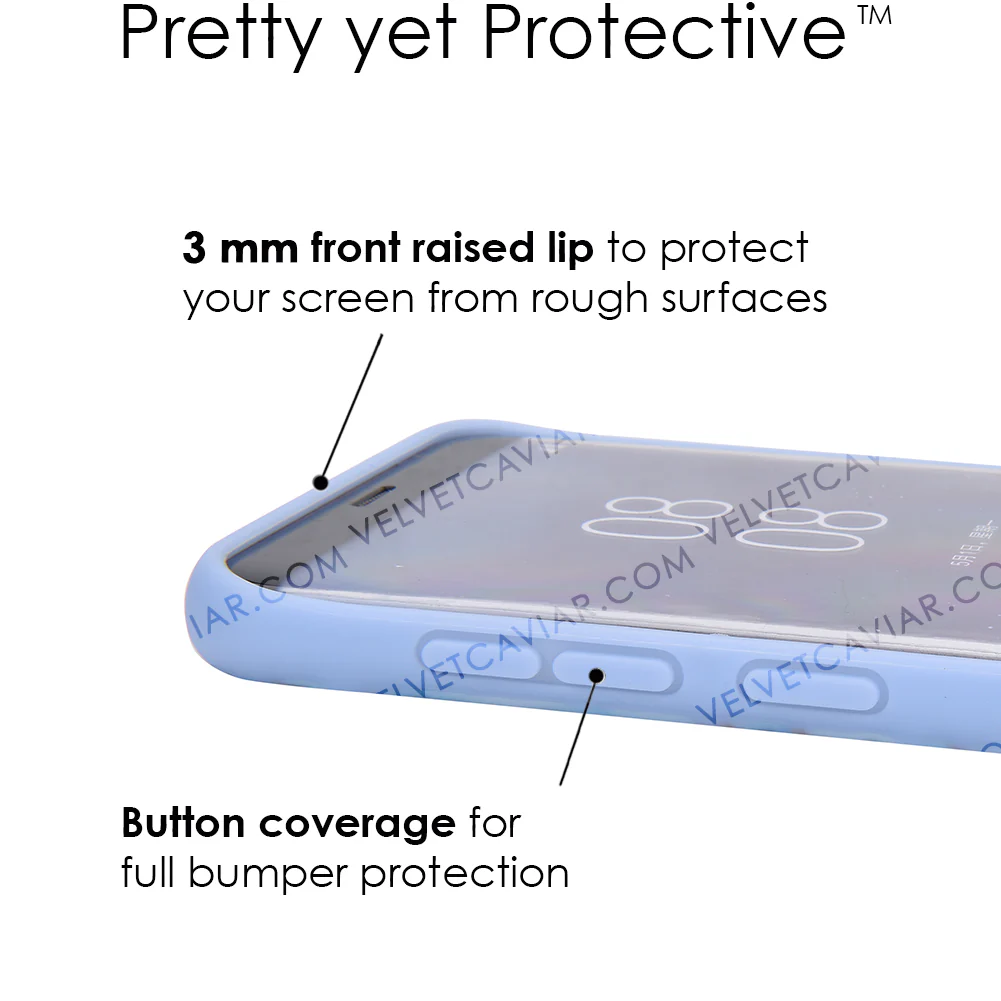 Sky Blue Rose Gold Chrome Samsung Galaxy Case - Image 10