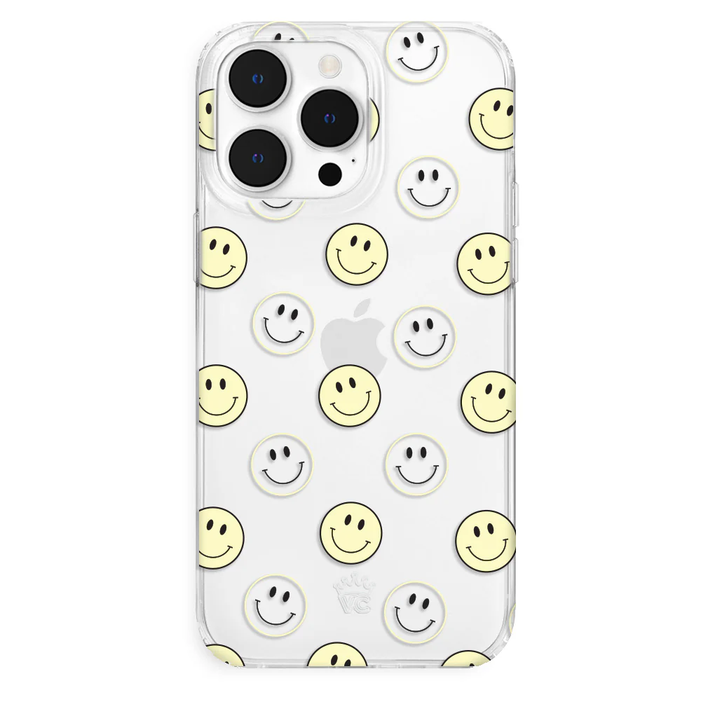 Smiley Clear iPhone Case - Image 116
