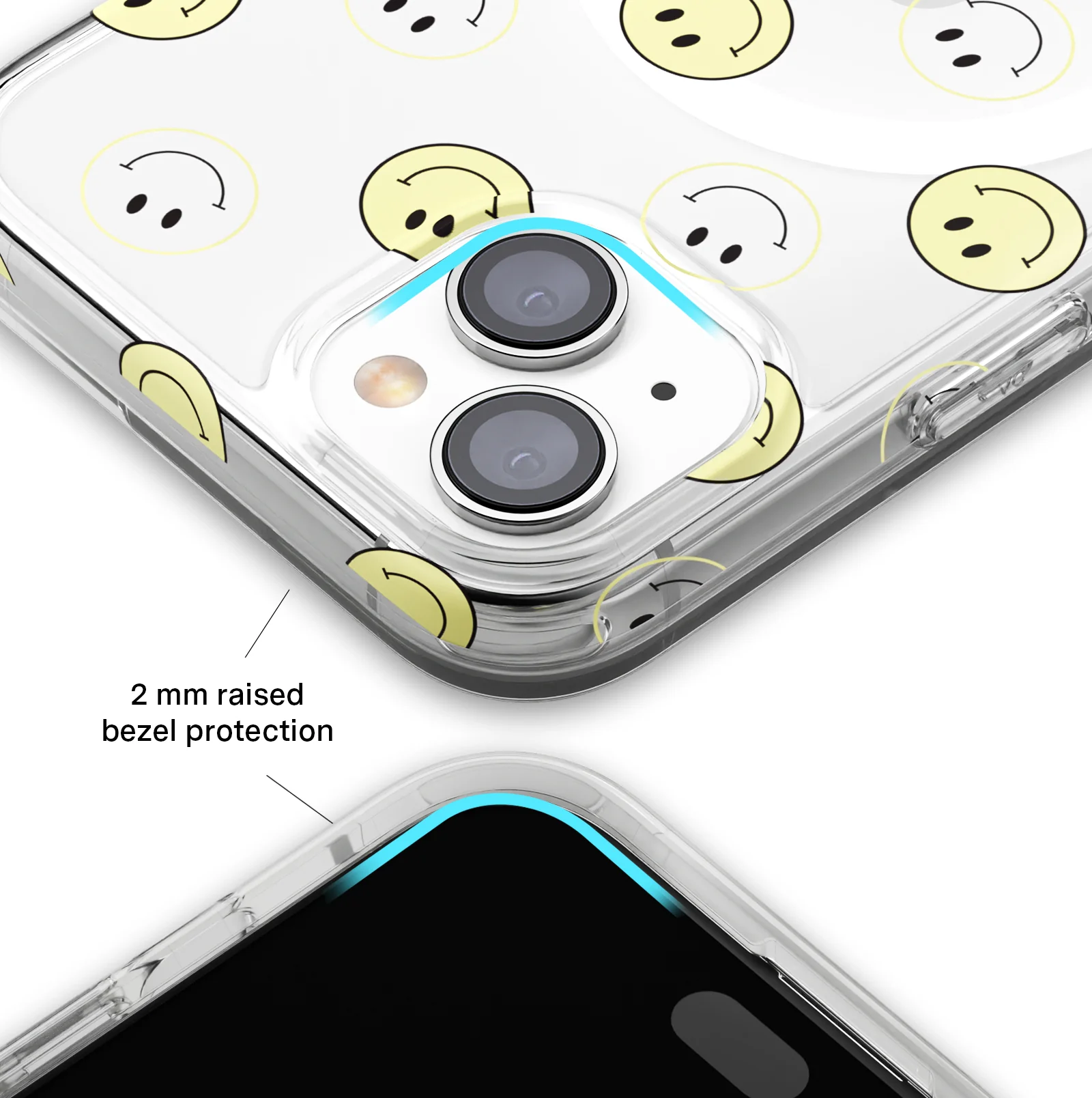 Smiley Clear iPhone Case - Image 124