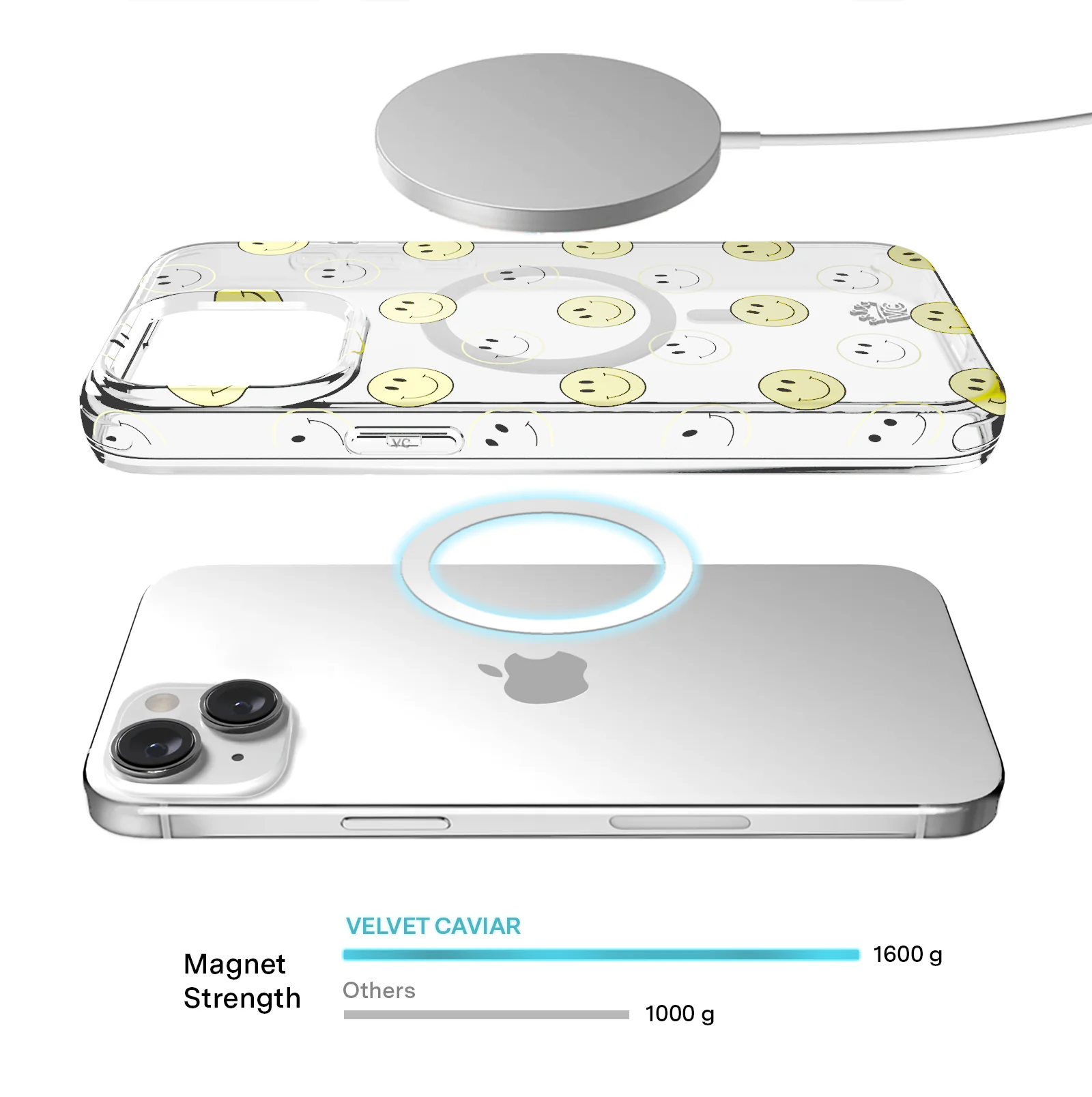 Smiley Clear iPhone Case - Image 125
