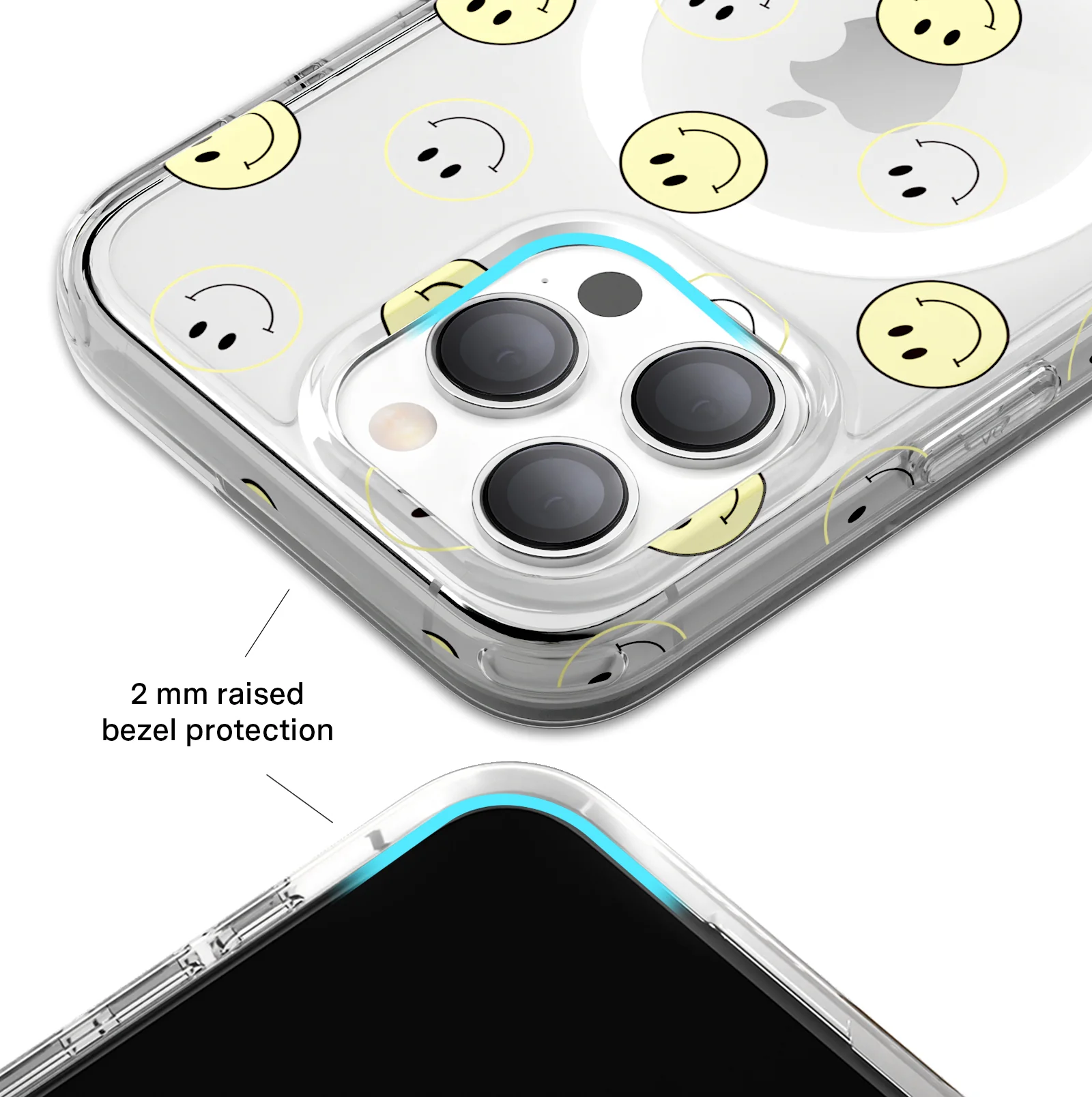 Smiley Clear iPhone Case - Image 136