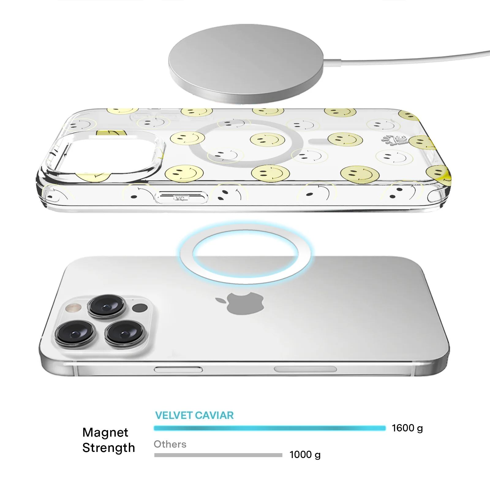 Smiley Clear iPhone Case - Image 137