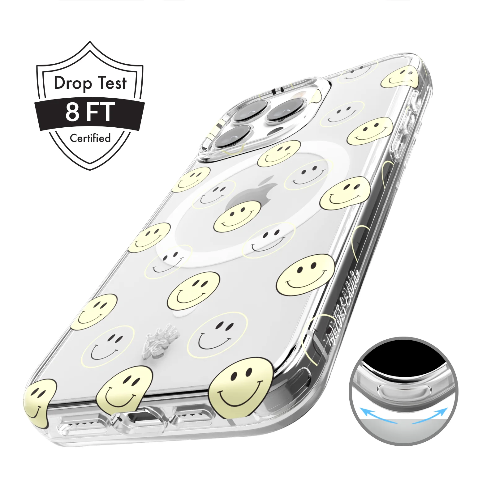 Smiley Clear iPhone Case - Image 138