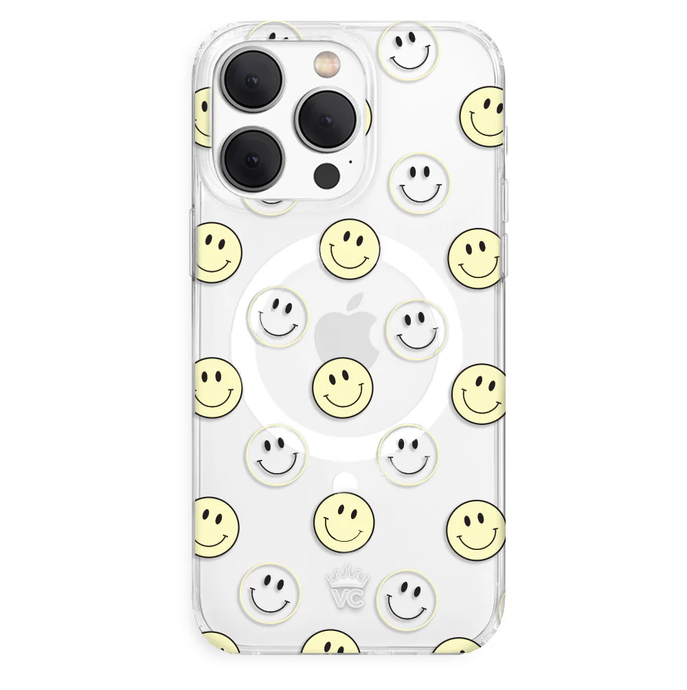 Smiley Clear iPhone Case - Image 140