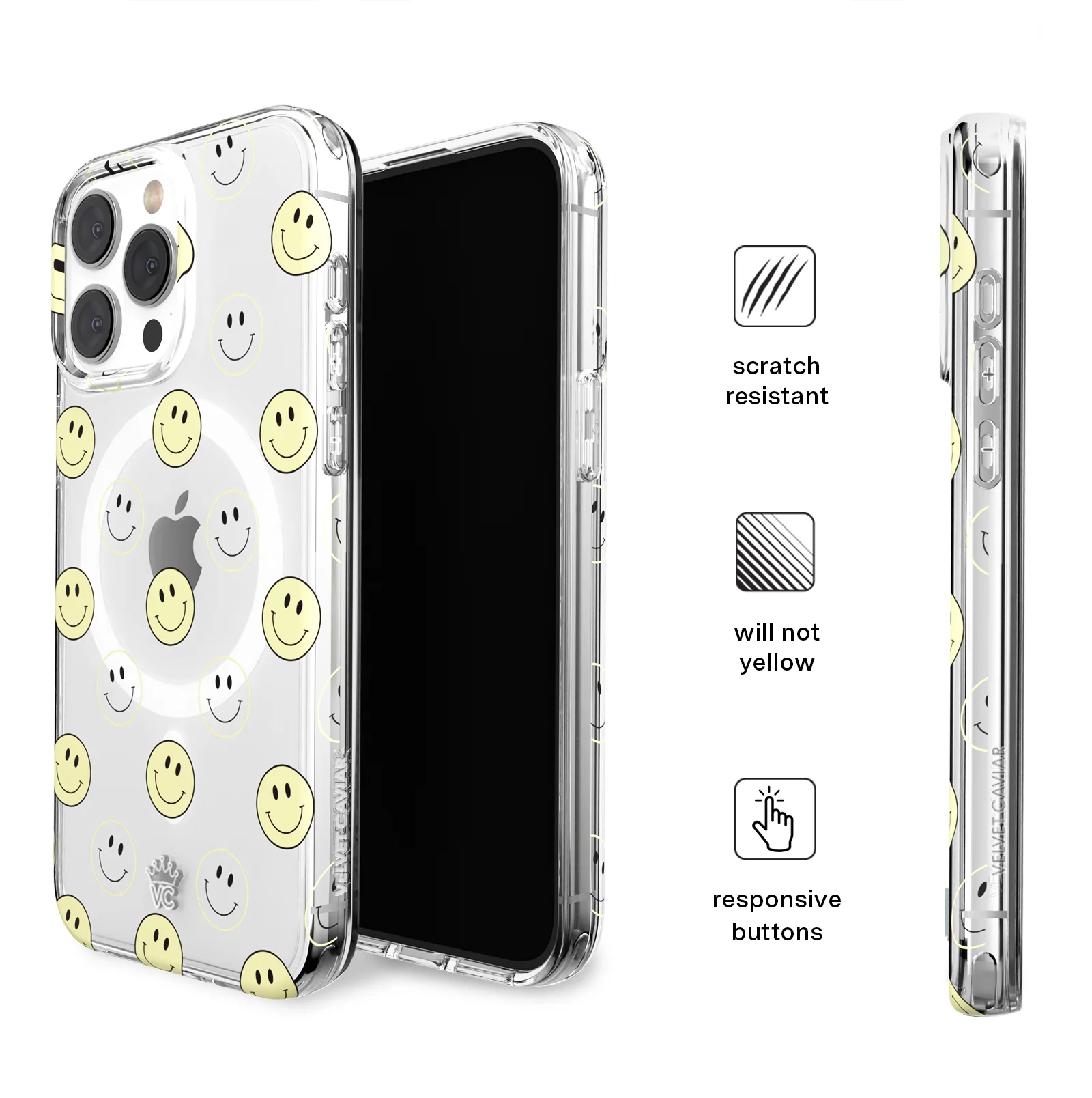 Smiley Clear iPhone Case - Image 145