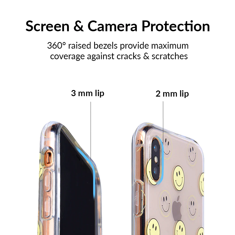 Smiley Clear iPhone Case - Image 15