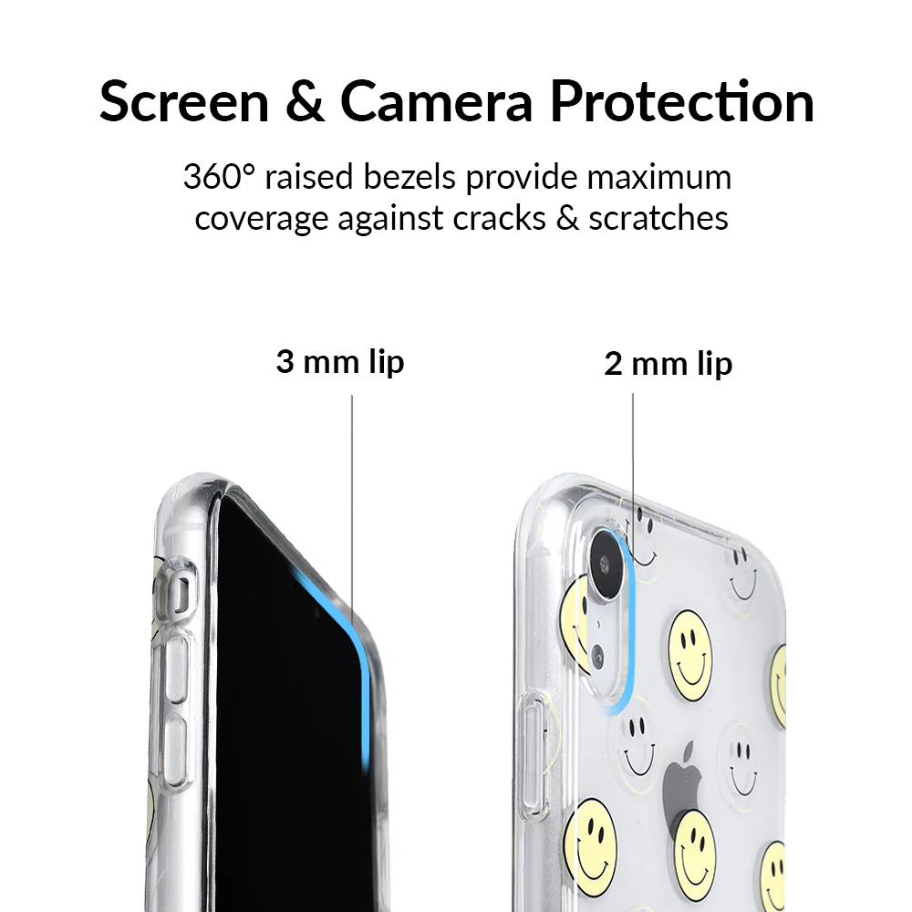 Smiley Clear iPhone Case - Image 27