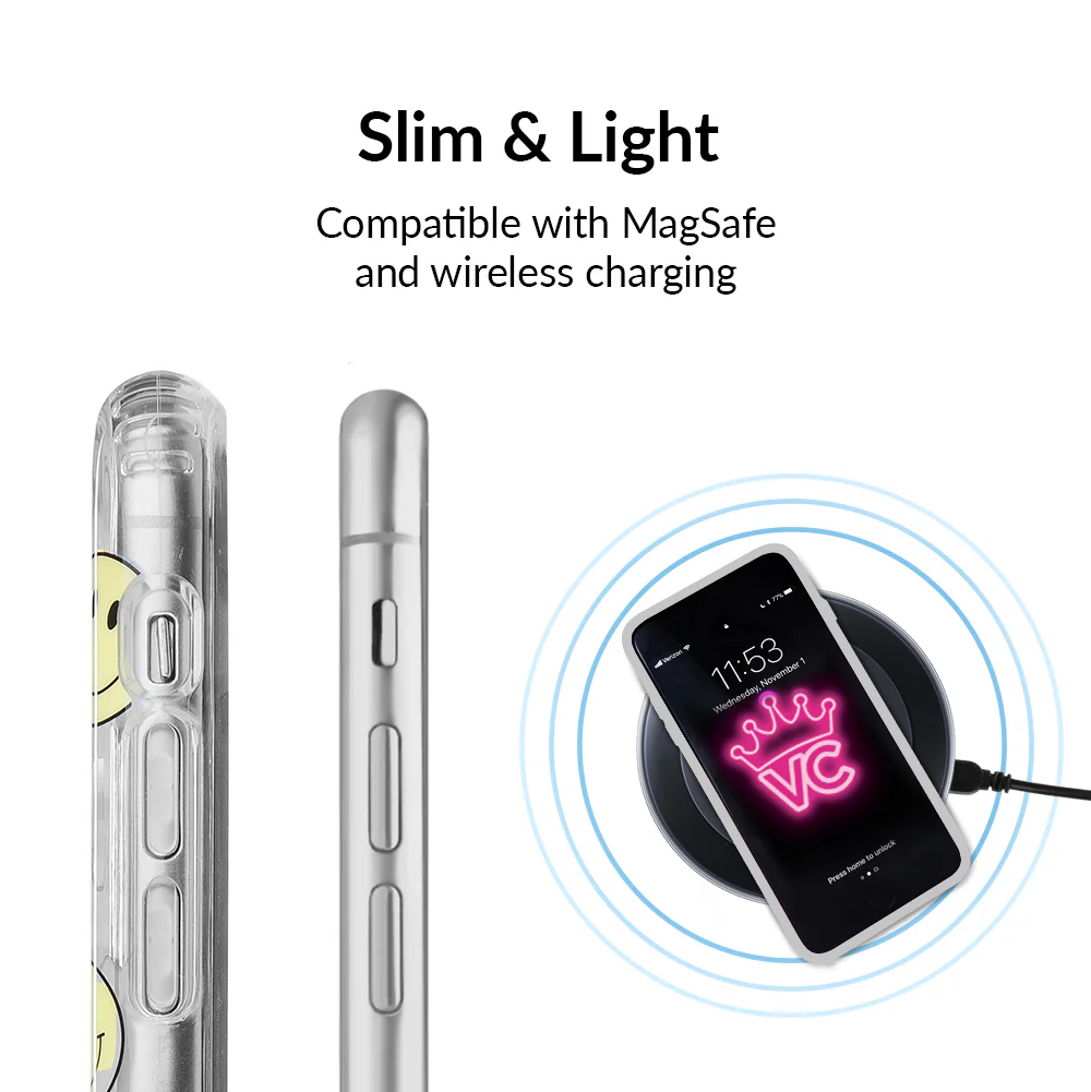 Smiley Clear iPhone Case - Image 30