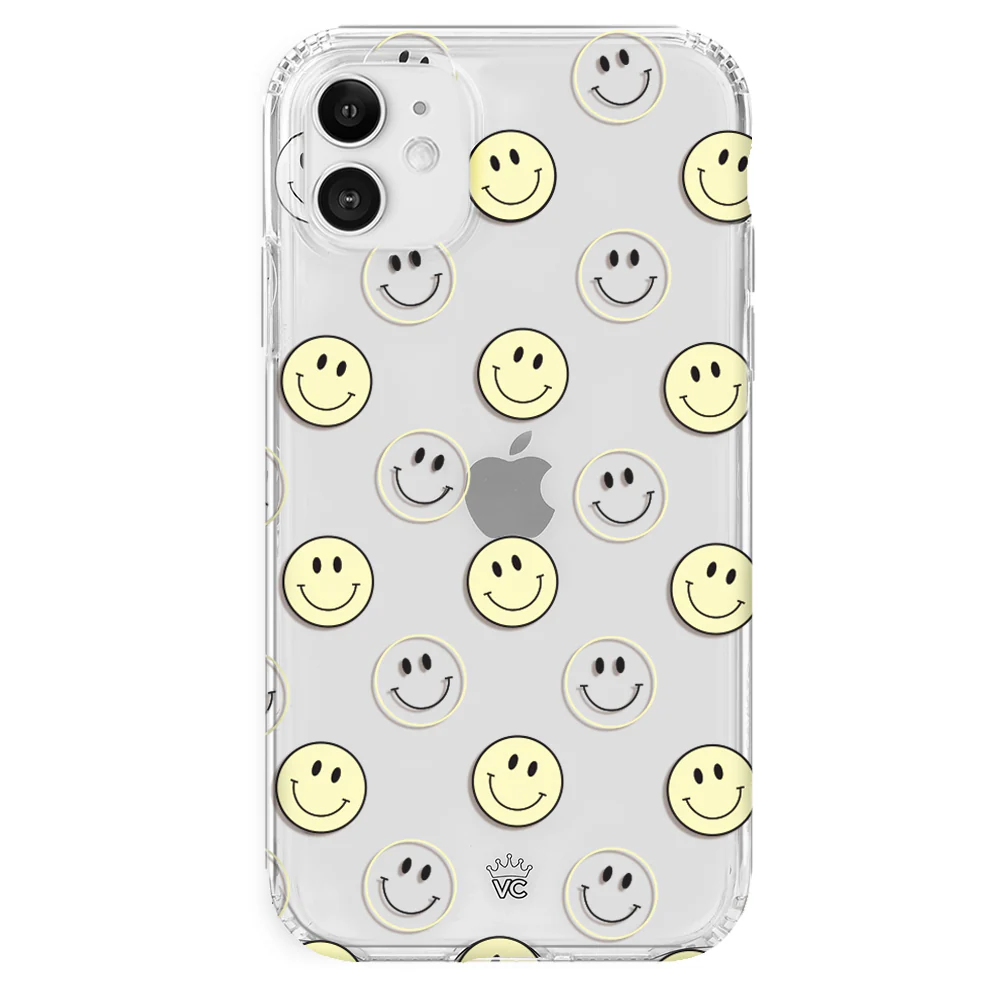 Smiley Clear iPhone Case - Image 31