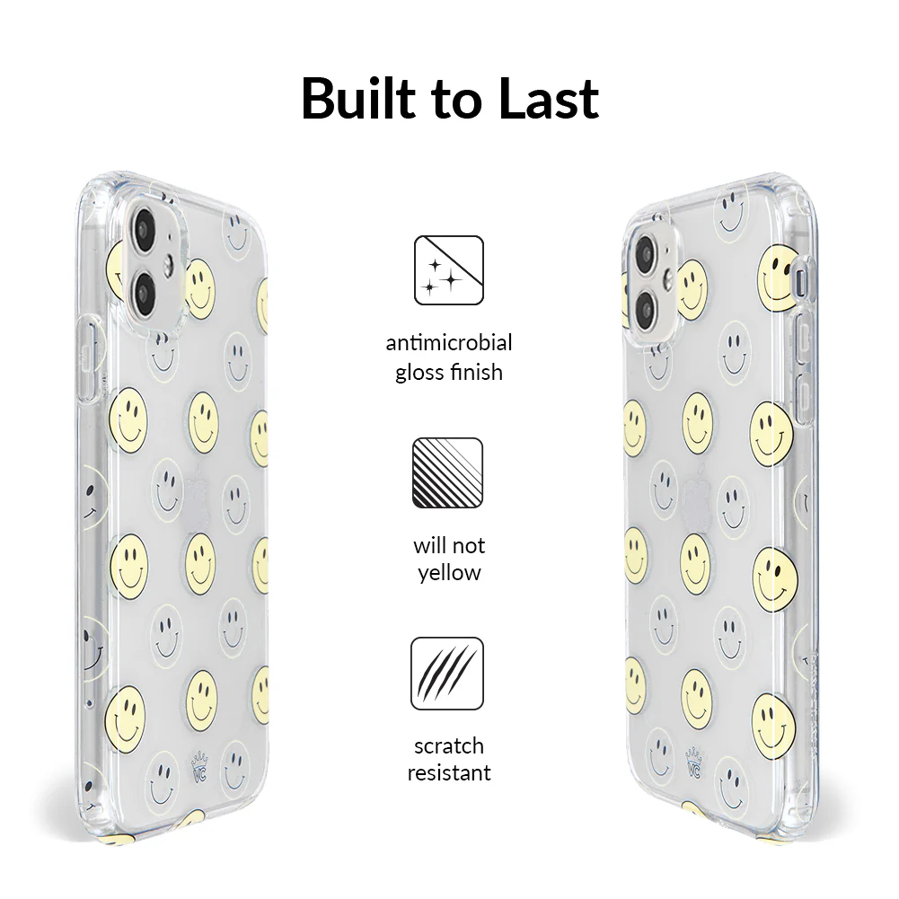 Smiley Clear iPhone Case - Image 35