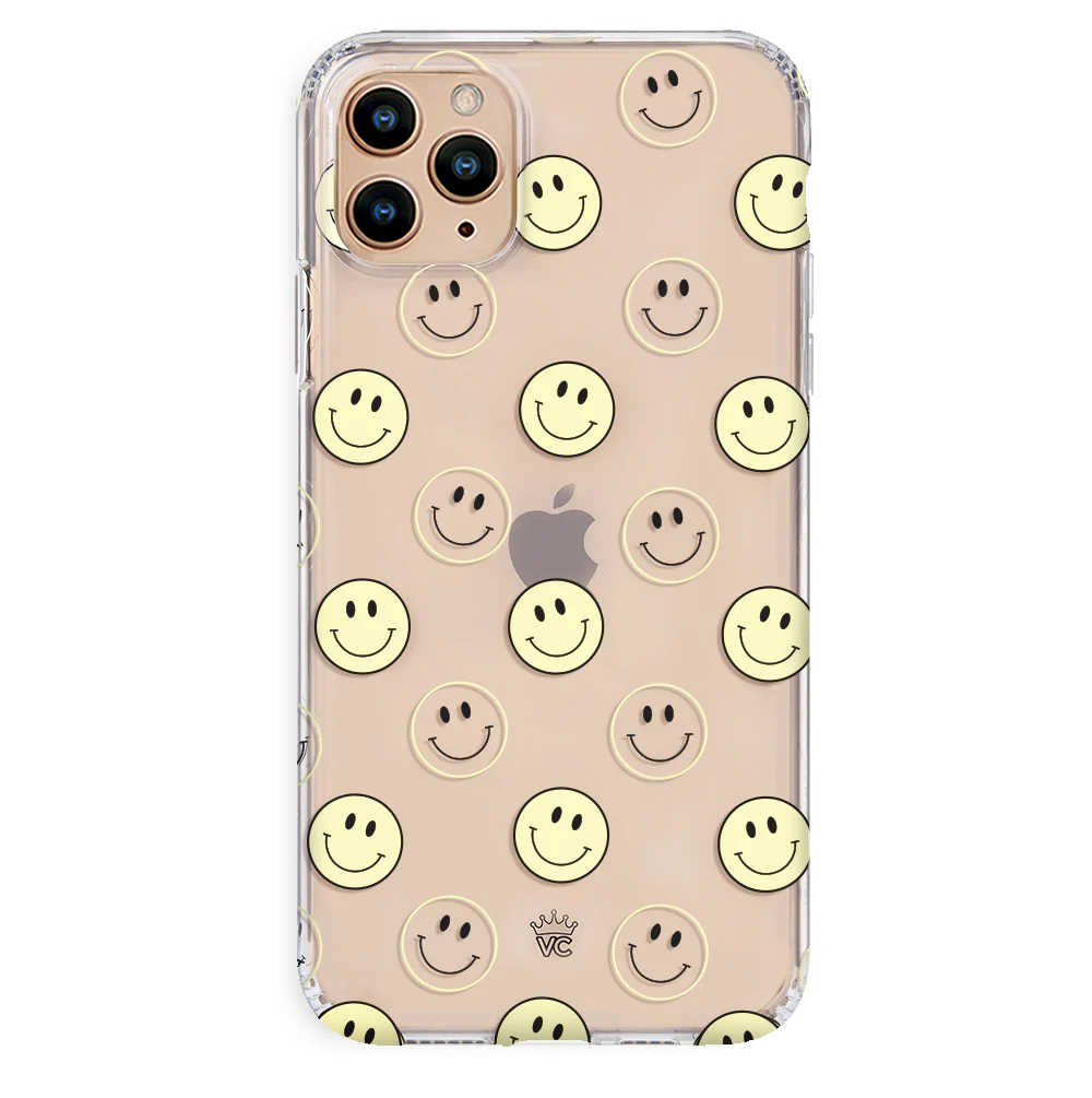 Smiley Clear iPhone Case - Image 37