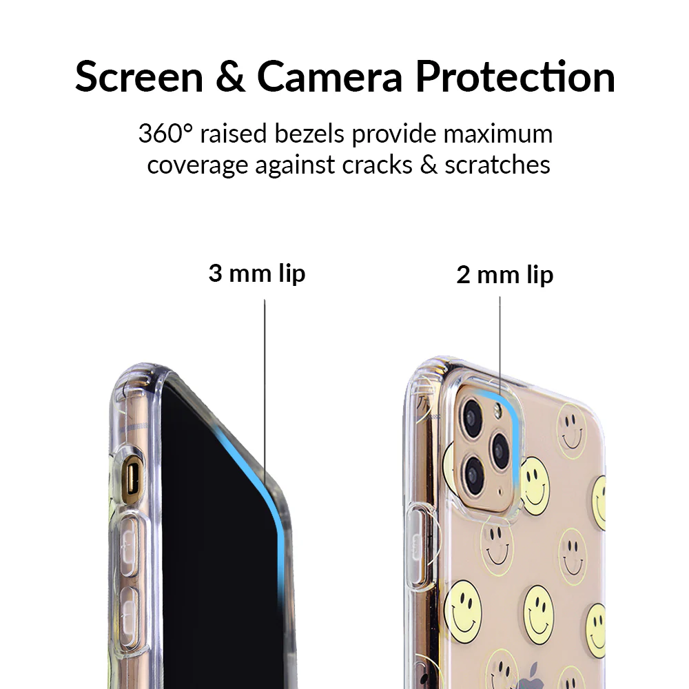 Smiley Clear iPhone Case - Image 45