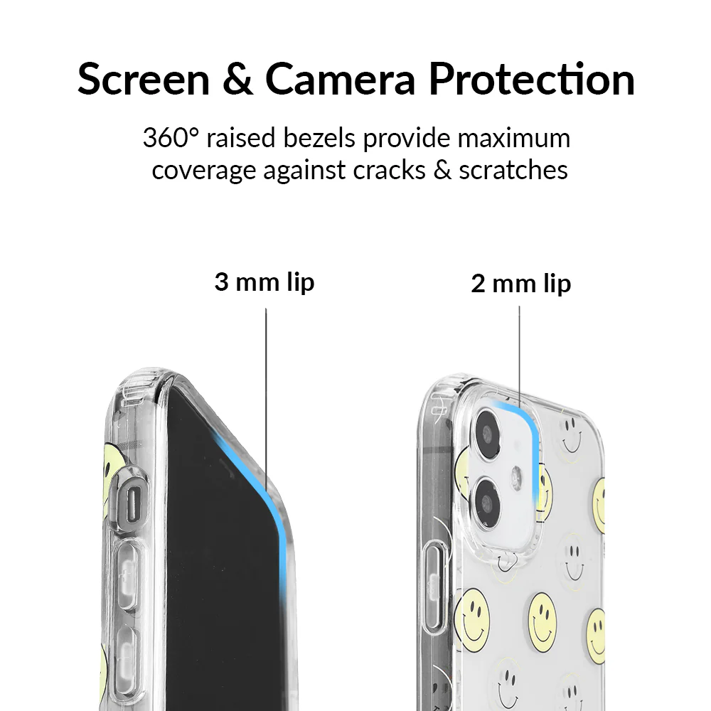 Smiley Clear iPhone Case - Image 51