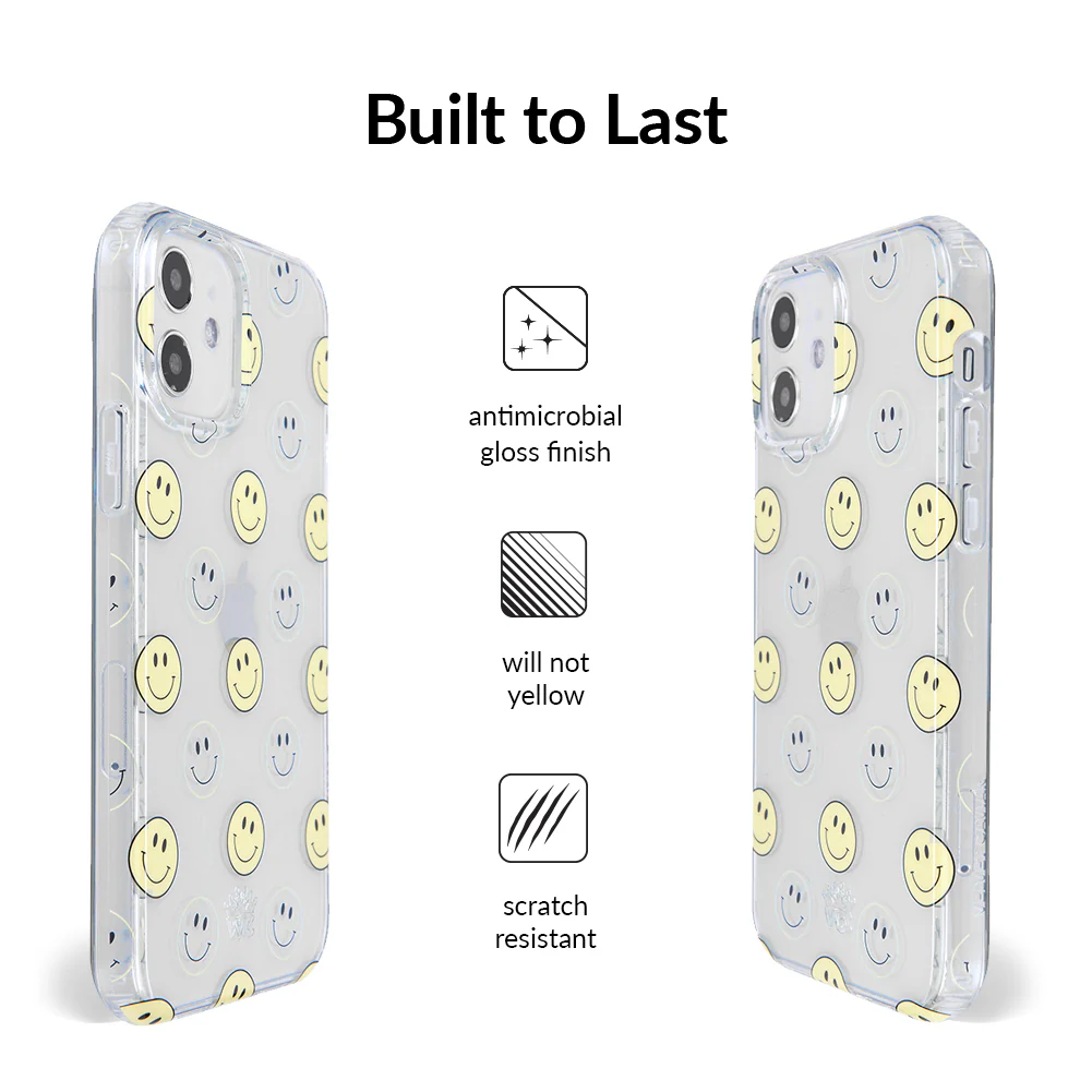 Smiley Clear iPhone Case - Image 53