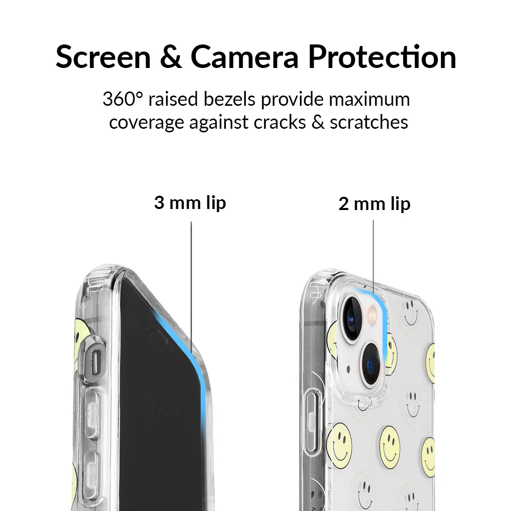 Smiley Clear iPhone Case - Image 75