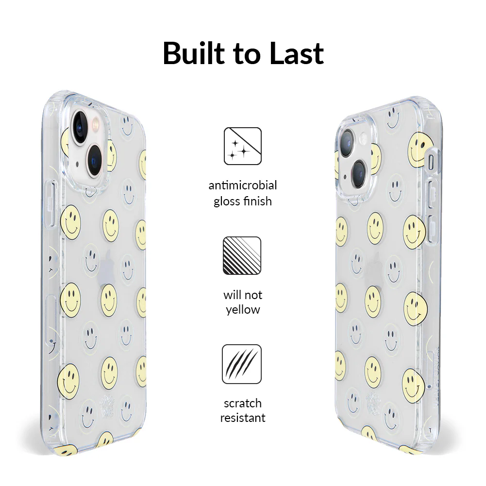 Smiley Clear iPhone Case - Image 77
