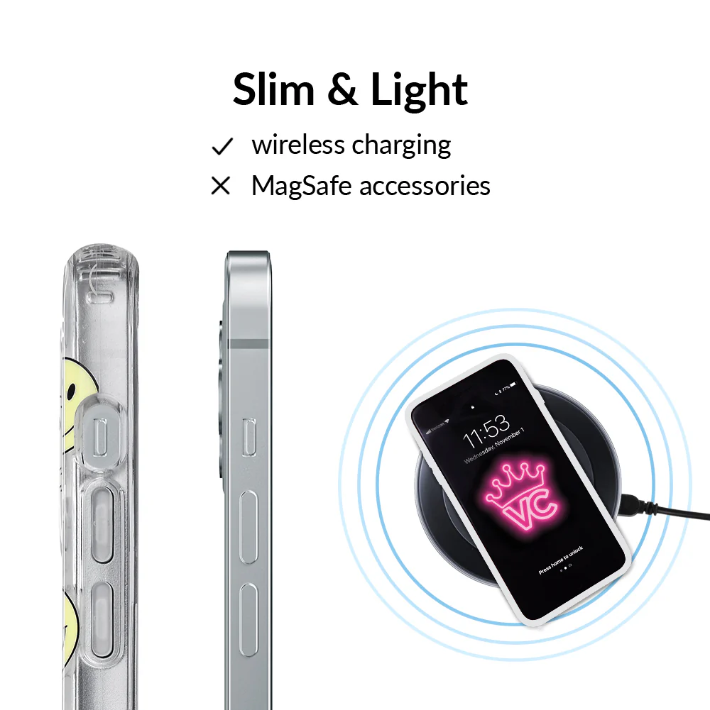 Smiley Clear iPhone Case - Image 78