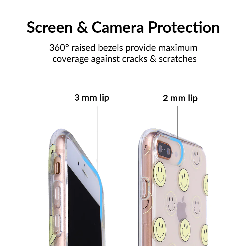 Smiley Clear iPhone Case - Image 9