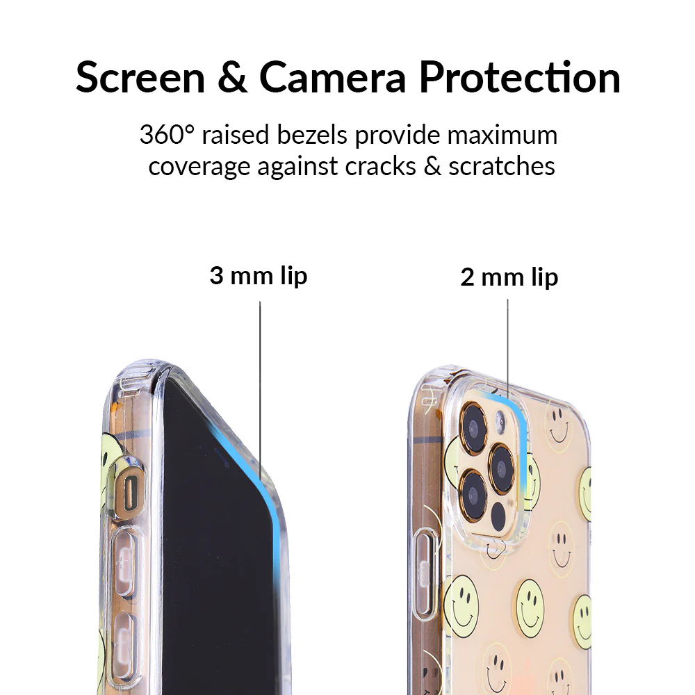 Smiley Clear iPhone Case - Image 93