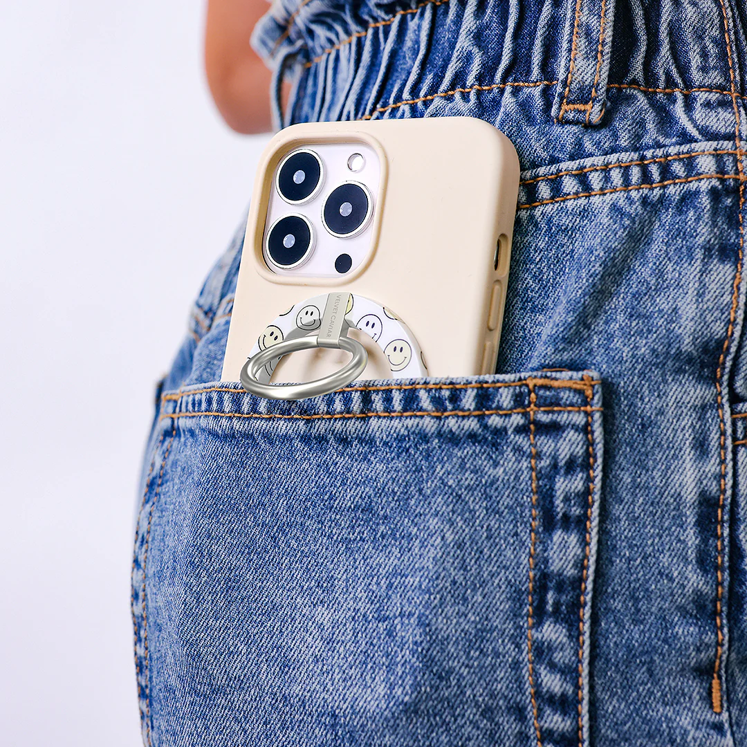 Smiley MagSafe Grip Ring - Image 2
